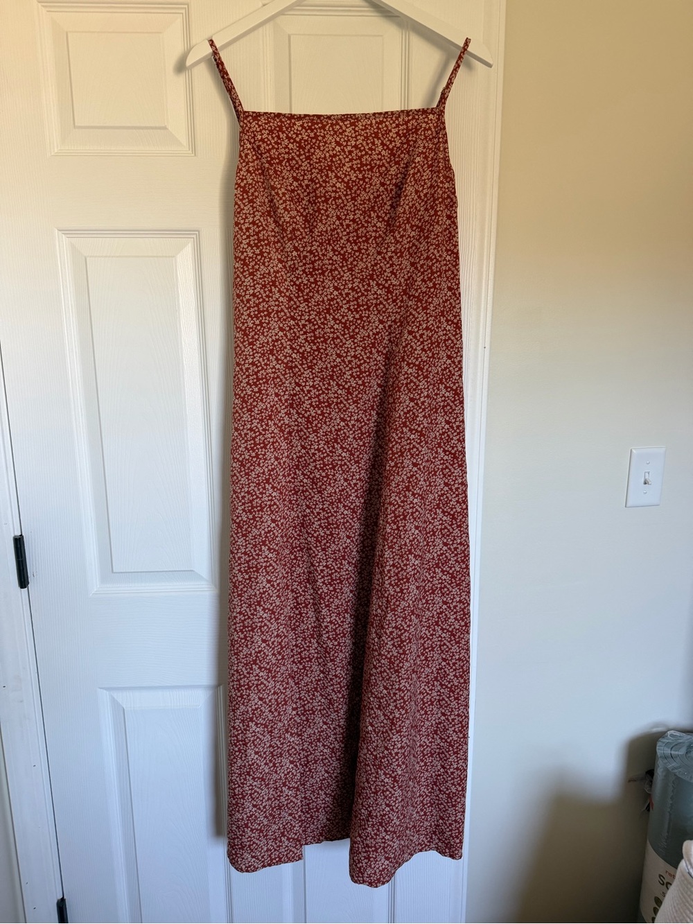 Cupshe Burnt Orange Floral Dress